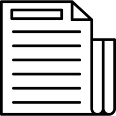 Wall Mural - Document Files Icon