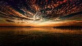 Fototapeta Na drzwi - sunset over the sea