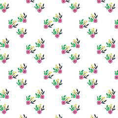 seamless pattern with flowers