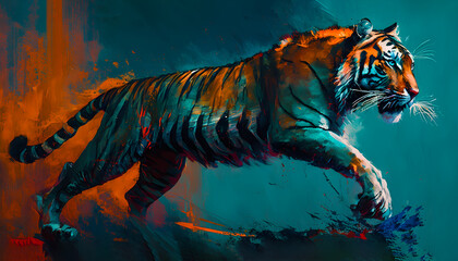  portrait of a tiger