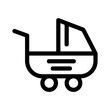 © SUPRIYANTO YANTO - baby stroller icon or logo isolated sign symbol vector illustration - high quality black style vector icons