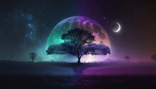 The Dream Of Moon And Tree