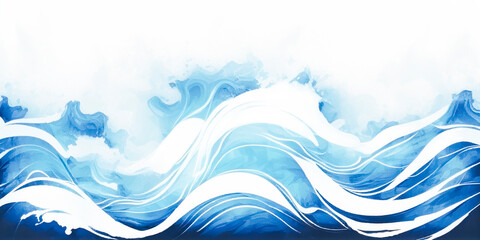 blue and white abstract ocean wave texture. banner graphic resource as background for ocean wave abs