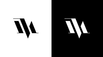 Wall Mural - Letter m logo techno futuristic vector monogram initial illustration icon style Design template