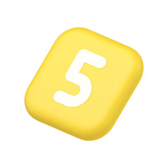 Poster - Five character calculator keyboard yellow button financial counting symbol website icon 3d rendering