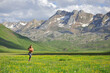 © Antonioguillem - Runner running in a beautiful mountain