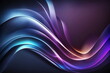 wavy shapes wallpaper, background, blue, purple, windows, technology 