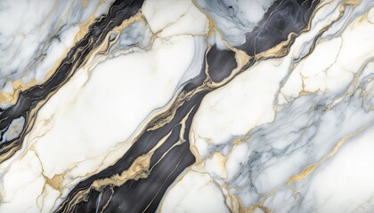 Canvas Print - Abstract background, textured marble with natural gray color. High-resolution marble texture background.AI