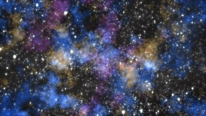 abstract space background from the galaxy and bright glowing stars and constellations. video 4k