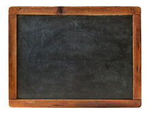 Empty Blackboard On White Background