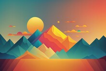 Colorful And Abstract Background Illustration