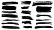 Collection of brushes, vector 