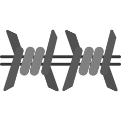 Sticker - Barbed Wire Icon