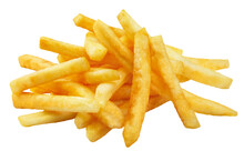 Heap Of Tasty Potato Fries Cut Out
