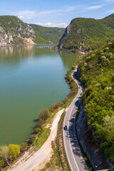 Wall Mural - The Golubac Fortress was a medieval fortified town on the south side of the Danube River, Golubac, Serbia