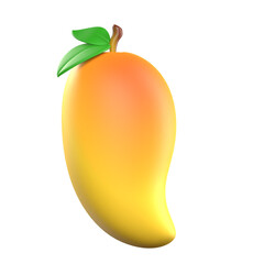 Wall Mural - mango fruit 3d render