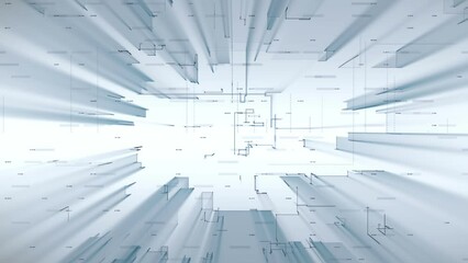 Architectural Blueprint Background Video Animation