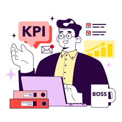 Poster - Key performance indicators implementation benefit for company