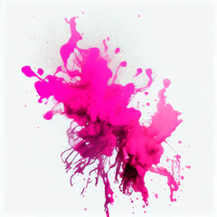Wall Mural - pink stains background, ink, ai generation