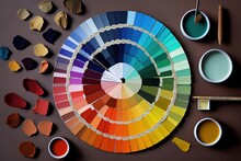 A Color Palette With Differents Colors