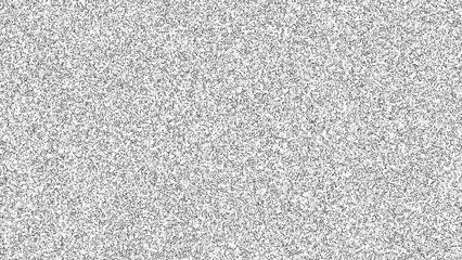 Sticker - White noise grain texture background, abstract dots or dotwotk pointillism, vector gradient halftone pattern. Grain noise or grainy stipple effect of grunge lines