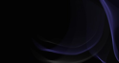 dark blue abstract background of smooth, living, fluid shapes