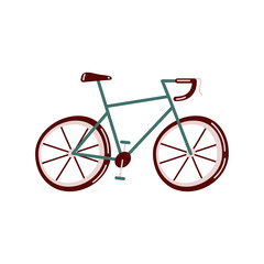 Wall Mural - green bicycle race sport