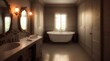 © Jefferson - Vintage bathroom interior design [AI Generated]