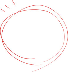 Wall Mural - hand drawn key markers, circled with red pen, pencil version