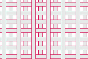 Poster - abstract seamless fency style pattern.
