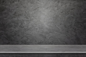 Fototapete - empty concrete room interior and studio for background and design,vector illustration.
