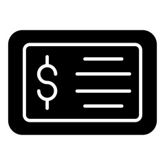 Wall Mural - id card money icon