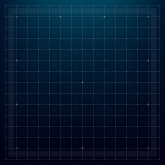 Poster - HUD grid, radar mesh or digital dashboard backdrop