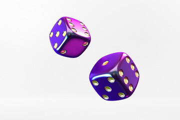 Poster - PNG casino dice crabs 3d render 3d rendering illustration 