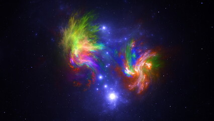 Wall Mural - galaxy space background universe magic sky nebula night purple cosmos. cosmic galaxy wallpaper blue 