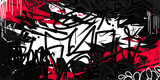 Fototapeta Młodzieżowe - Trendy Abstract Urban Street Art Graffiti Style Vector Illustration Template Background Art