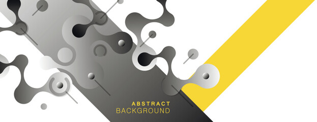 Poster - Beautiful structure of DNA molecule. Connect circles Line art pattern with network dots and lines. Concept design. Vector background