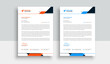© MD - Abstract Letterhead Design Modern Business Letterhead Design Template