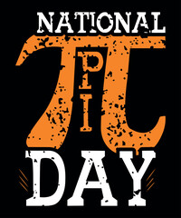 National Pi Day T-shirt Design Graphic, Shirt Print Template, SVG Pi Day
