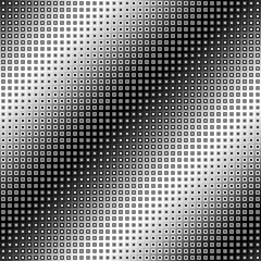 Aufkleber - Geometric abstract pattern moire overlay style. Abstract square texture