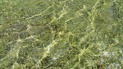 Wall Mural - Clear sea water near the coast of Mallorca