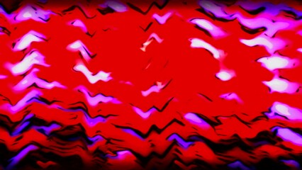 Poster - Blue and red background made in abstraction. Motion. Illuminated and spilling liquid made in 3d format.
