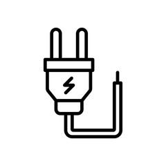 plug icon for your website design, logo, app, ui.