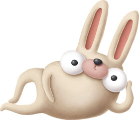 Aufkleber - Easter bunny rabbit