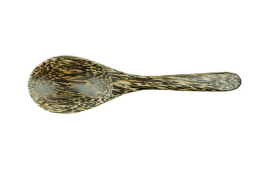 Wall Mural - Top view of wood spoon