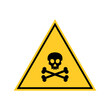 © rzl - Skull and bones warning sign or toxic warning sign