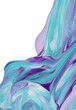 © NL - Mint Lilac Purple Abstract Paint Stroke Fluid Liquid Pastel
