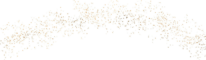 gold sparkle splatter border