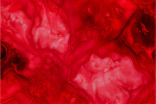 Red Smooth Marble Background Pattern 
