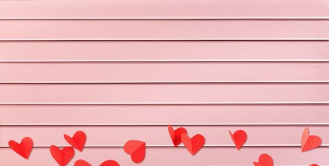 Wall Mural - Set of colored hearts. Concept of Valentines day